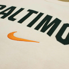 Baltimore Orioles City Connect 2-Hit Club Crew Pullover Natural Fashion