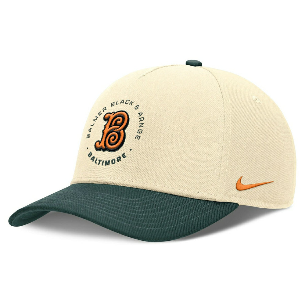 Baltimore Orioles City Connect Rise Adjustable MLB Cap Natural Lifestyle