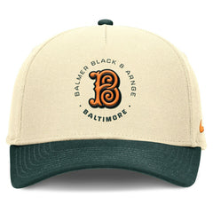 Baltimore Orioles City Connect Rise Adjustable MLB Cap Natural Lifestyle