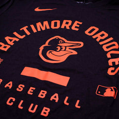 Baltimore Orioles Early Work 2026 MLB Authentic Tri-Blend T-Shirt Black Lifestyle