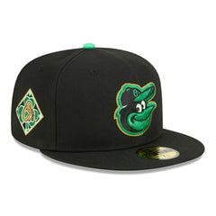 Baltimore Orioles 2026 St. Patrick's Day MLB Authentic 59FIFTY Cap Black Taass sale
