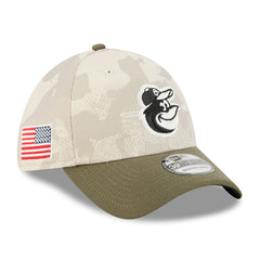 Baltimore Orioles 2025 MLB Armed Forces New Era 39THIRTY Flex Cap Taass US
