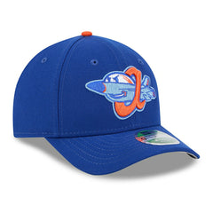 Aberdeen IronBirds Player Replica 9FORTY M-Crown Snapback MiLB Cap Blue Lifestyle