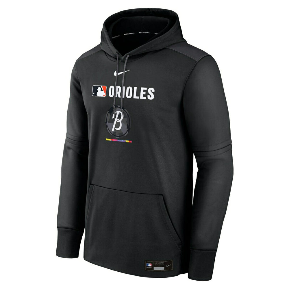 Baltimore Orioles 2025 City Connect MLB Authentic Therma Hoodie Black Taass for sale
