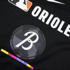Baltimore Orioles 2025 City Connect MLB Authentic Therma Hoodie Black Taass for sale