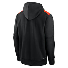 Baltimore Orioles 2025 MLB Authentic Performance Therma Hoodie Black Taass US