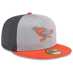 Baltimore Orioles Colorway 2025 MLB Batting Practice 59FIFTY Fitted Cap Gray Fashion