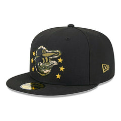 Baltimore Orioles 2024 MLB Authentic Armed Forces New Era 59FIFTY Fitted Cap Taass for sale
