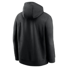 Baltimore Orioles Alternate Logo Nike Club Fleece MLB Hoodie Black Taass US