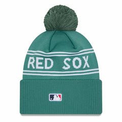 Boston Red Sox Authentic City Connect New Era MLB Knit Hat Green Taass US