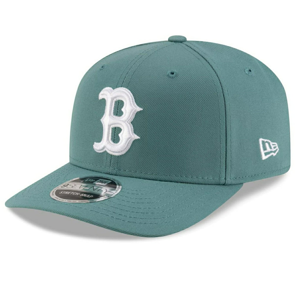 Boston Red Sox MLB City Connect Stretch-Snap 9SEVENTY Cap Green Taass US