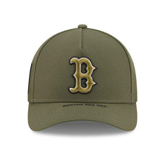Boston Red Sox 2026 MLB Armed Forces 9FORTY M-Crown A-Frame Adjustable Cap Olive Classic