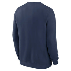 Boston Red Sox Club Fleece MLB Pullover Crew Navy Lifestyle