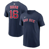 Jarren Duran #16 Boston Red Sox Player MLB T-Shirt Navy Taass sale