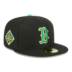Boston Red Sox 2026 St. Patrick's Day MLB Authentic 59FIFTY Cap Black Taass US