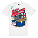 Boston Red Sox Cereal Bowl Oversized MLB T-Shirt White Classic
