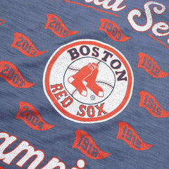 Boston Red Sox Retro Stadium Slub MLB T-Shirt Navy Taass US