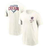 Chicago Cubs Primetime 2-Hit T-Shirt Cream Taass sale