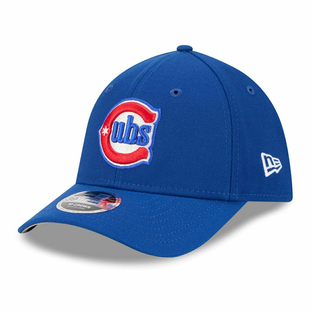 Chicago Cubs MLB Alternate Team Logo 39THIRTY M-Crown Flex Cap Blue Taass US