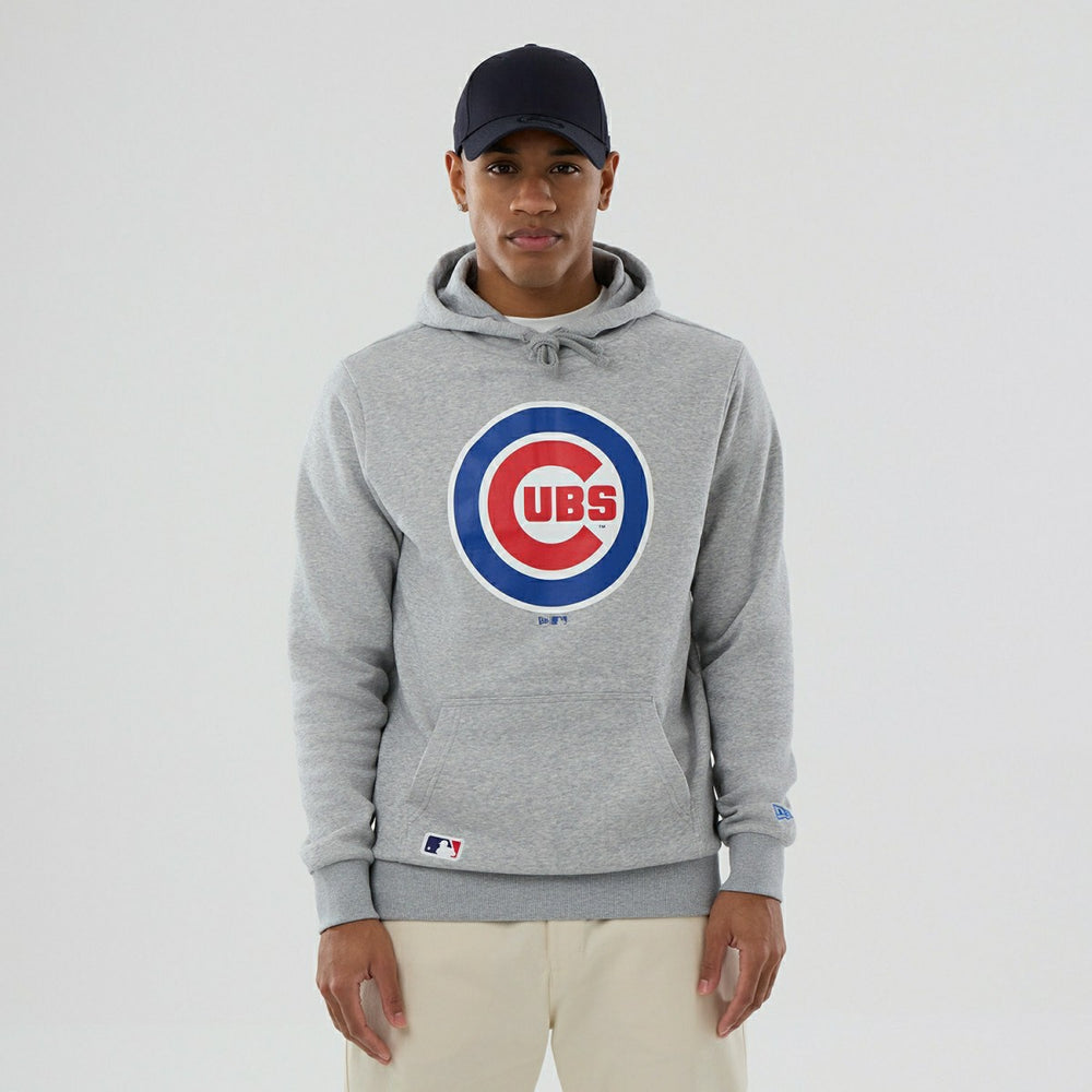Chicago Cubs Team Logo MLB Hoodie Gray Fashion