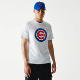 Chicago Cubs Team Logo New Era MLB T-Shirt White Taass sale
