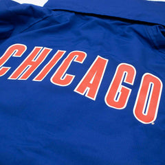 Chicago Cubs MLB Quarter Zip Windbreaker Jacket Blue Taass for sale