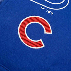 Chicago Cubs Knockout Script MLB Full-Zip Hoodie Blue Taass sale