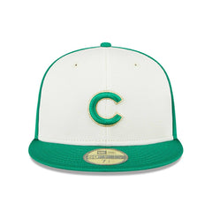 Chicago Cubs 2024 St. Patrick's Day Authentic New Era 59FIFTY Fitted Cap Taass US