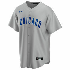 Chicago Cubs Nike MLB Road Jersey Grey Classic