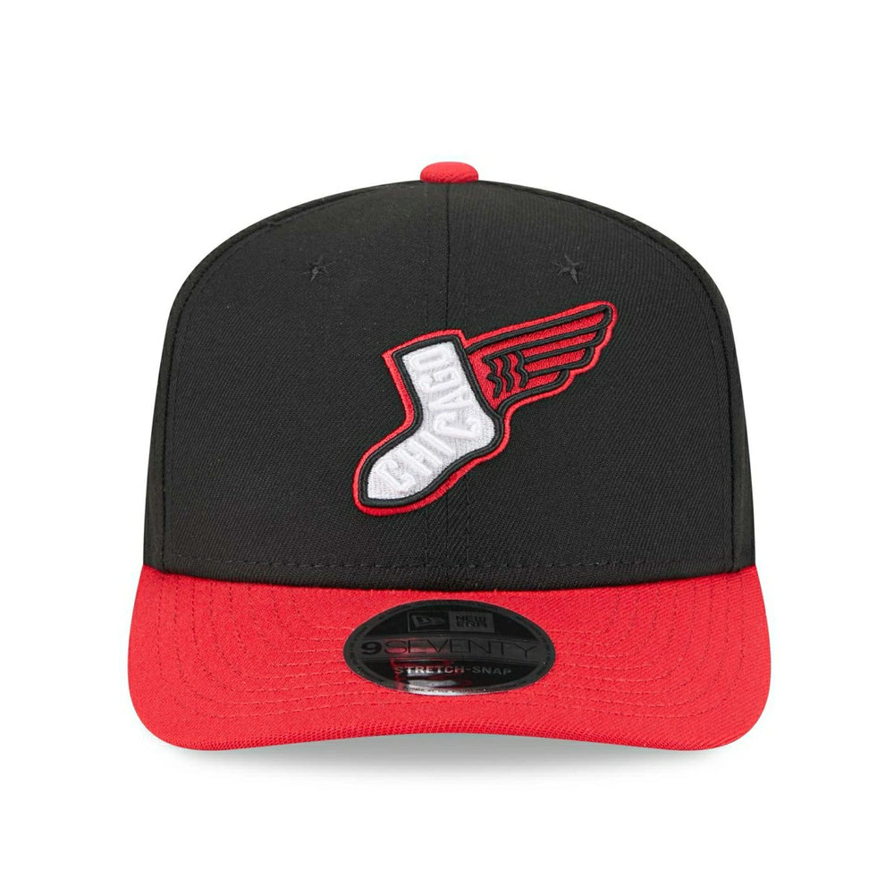 Chicago White Sox MLB City Connect Stretch-Snap 9SEVENTY Alternate Cap Black Classic
