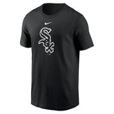 Chicago White Sox Large Logo MLB T-Shirt Black Fashion