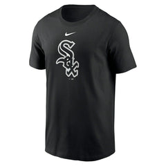 Chicago White Sox Large Logo MLB T-Shirt Black Fashion