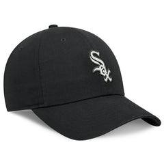 Chicago White Sox Organic Cotton Nike Club Adjustable Cap Black Classic
