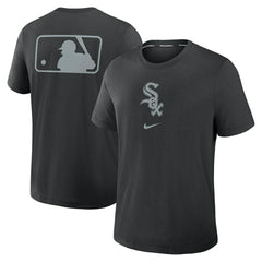 Chicago White Sox Early Work 2025 MLB Authentic Nike Tri-Blend T-Shirt Black Fashion