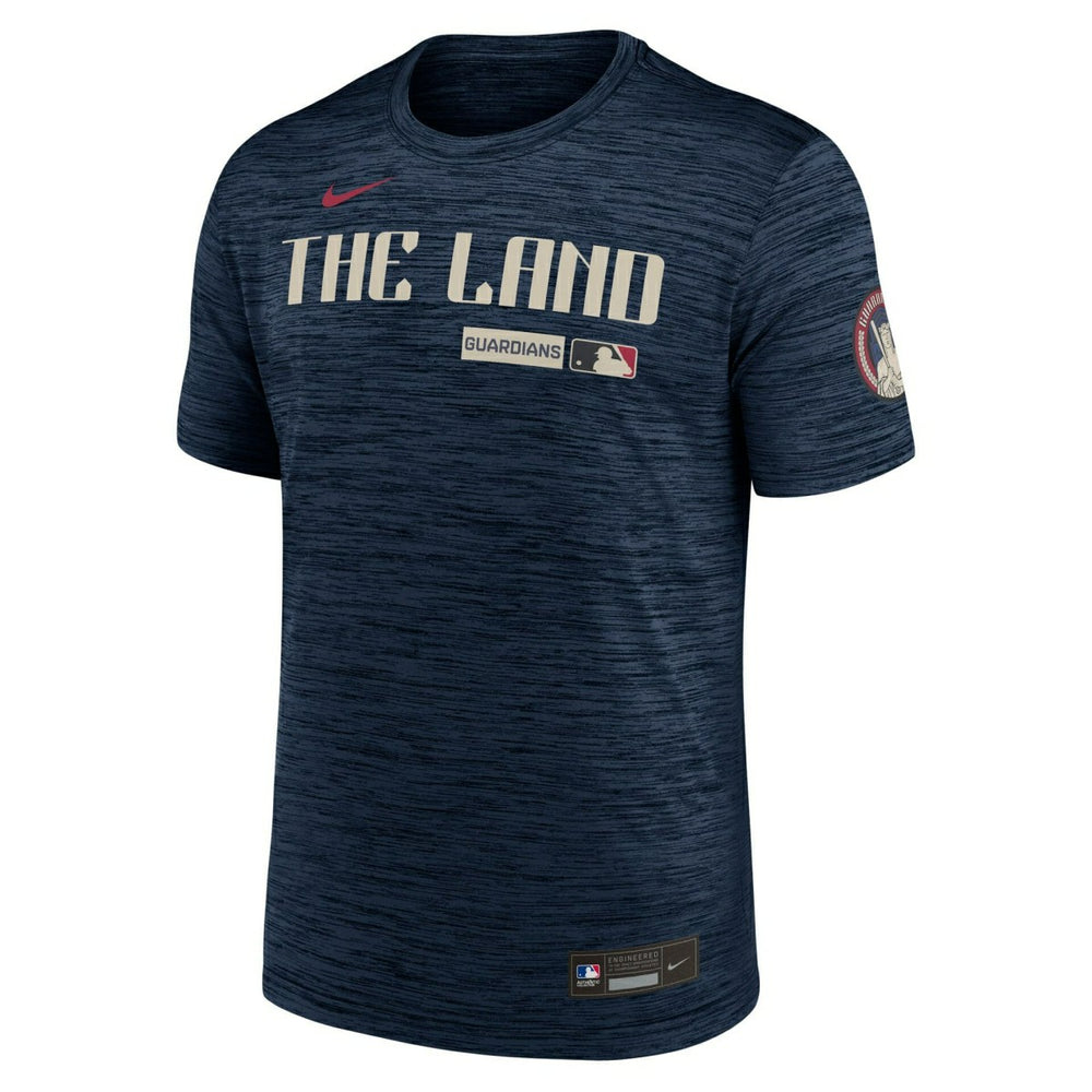 Cleveland Guardians City Connect 2026 MLB Authentic Velocity T-Shirt Navy Taass sale