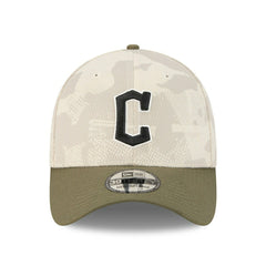 Cleveland Guardians 2025 MLB Armed Forces New Era 39THIRTY Flex Cap Taass for sale