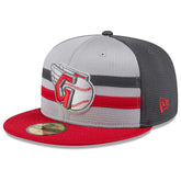 Cleveland Guardians Colorway 2025 MLB Batting Practice 59FIFTY Fitted Cap Gray Classic