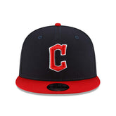 Cleveland Guardians Basic Logo New Era 9FIFTY MLB Snapback Cap Fashion