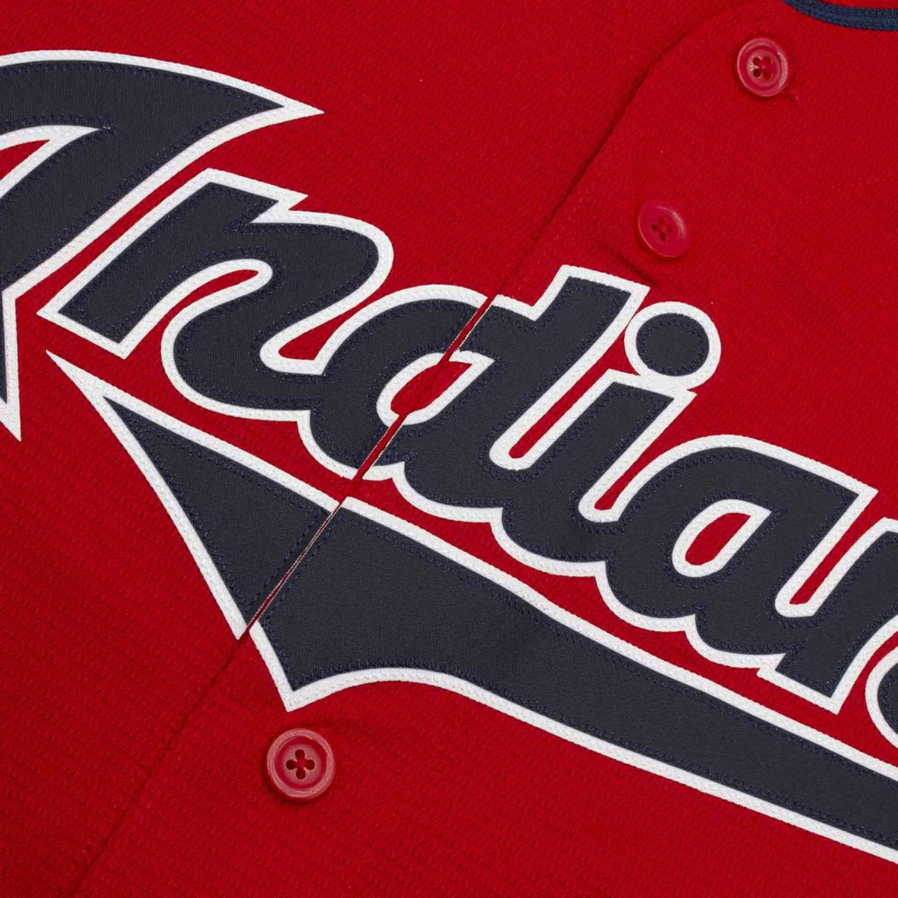 Cleveland Indians Nike MLB Alternate Jersey Red Fashion