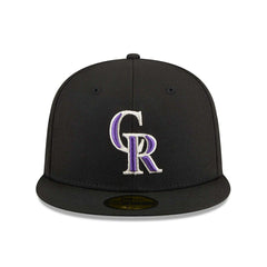 Colorado Rockies 2026 Jackie Robinson Day 59FIFTY Fitted Cap Black Taass for sale