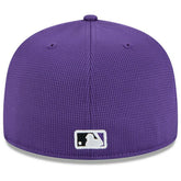 Colorado Rockies 2025 MLB Spring Training 59FIFTY Fitted Cap Purple Taass sale