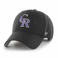 Colorado Rockies '47 MVP Adjustable MLB Cap Black Lifestyle
