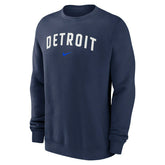 Detroit Tigers City Connect 2-Hit Club Crew Pullover Navy Taass for sale