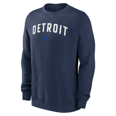 Detroit Tigers City Connect 2-Hit Club Crew Pullover Navy Taass for sale