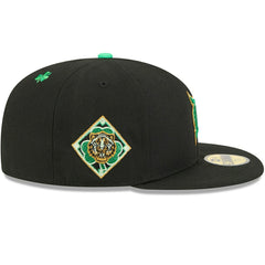 Detroit Tigers 2026 St. Patrick's Day MLB Authentic 59FIFTY Cap Black Taass sale