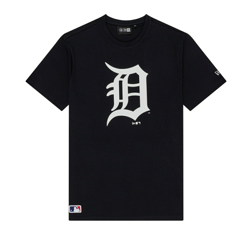 Detroit Tigers Team Logo New Era MLB T-Shirt Navy Taass for sale