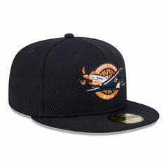 Lakeland Flying Tigers MiLB Batting Practice Authentic 59FIFTY Fitted Cap Navy Fashion
