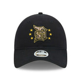 Detroit Tigers 2024 MLB Armed Forces New Era Women's 9TWENTY Cap Black Fashion