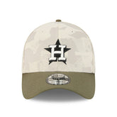 Houston Astros 2025 MLB Armed Forces New Era 39THIRTY Flex Cap Taass for sale