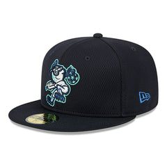 Ashville Tourists MiLB Batting Practice Authentic 59FIFTY Fitted Cap Navy Lifestyle